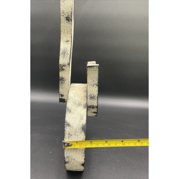 Halloween White, Black Cat Hand Painted Wooden Kitty Lover Wood Figure 9” - Picture 9 of 11